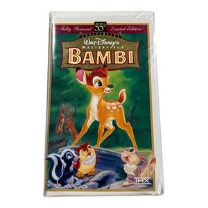 Walt Disney's Bambi 55th Anniversary Limited Edition VHS Tape